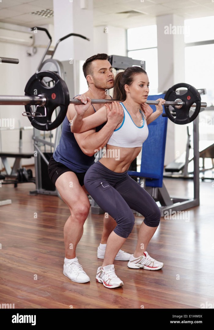 Photo shoot in the gym