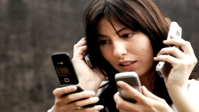 Smartphone in the toilet