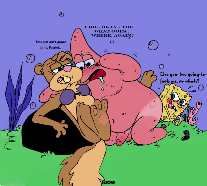 Squirrel Sandy chick boobs