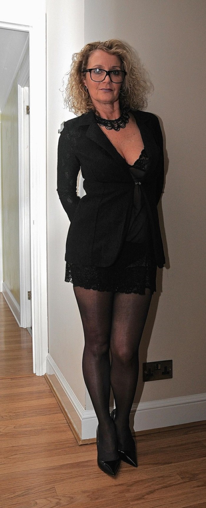 Female tights fetish