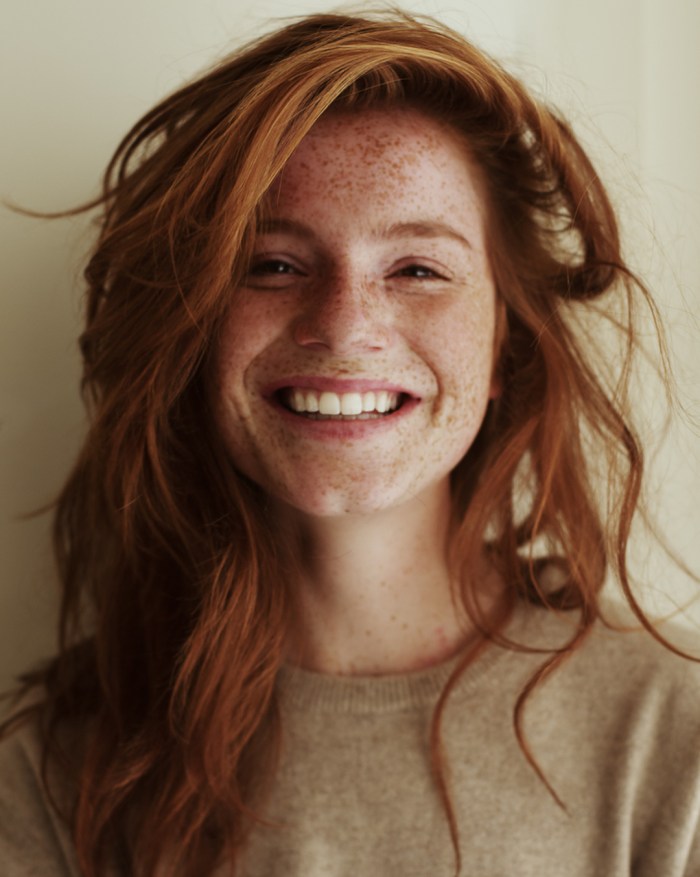 Boy with freckles