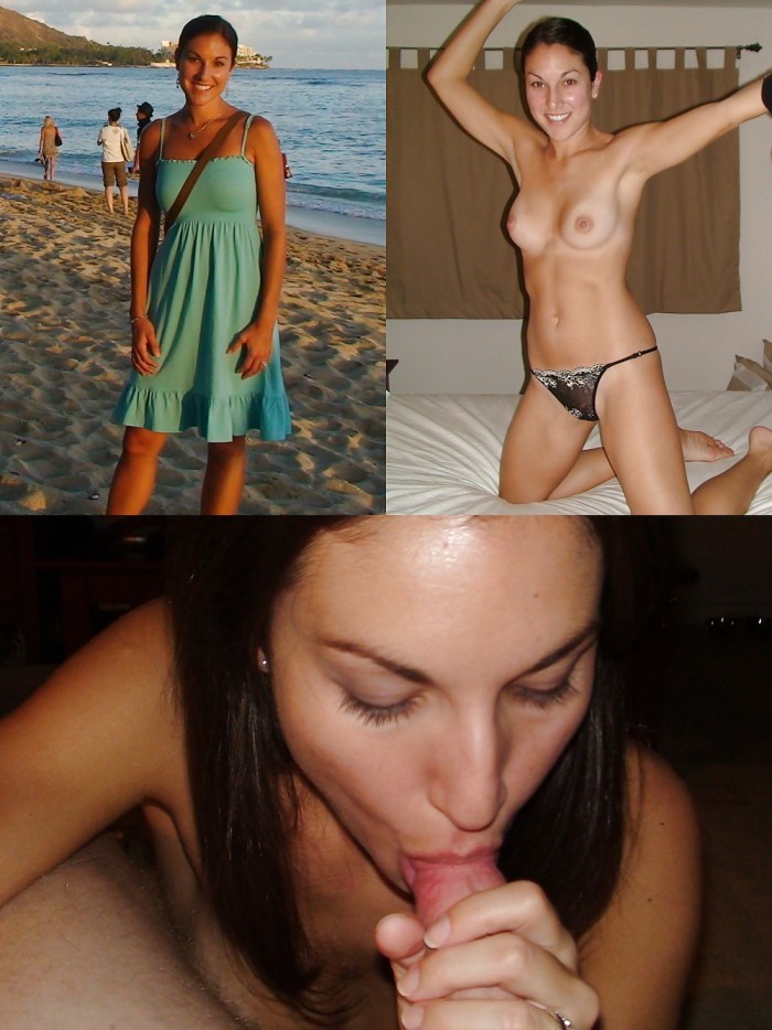 Dressed undressed mature doging