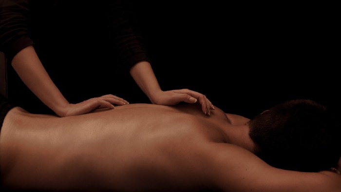Girl on the massage