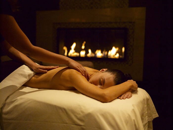 Massage of young girls