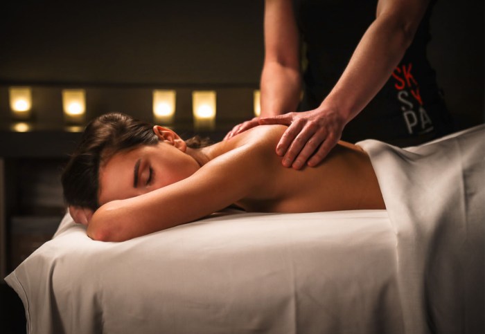 Relaxing massage