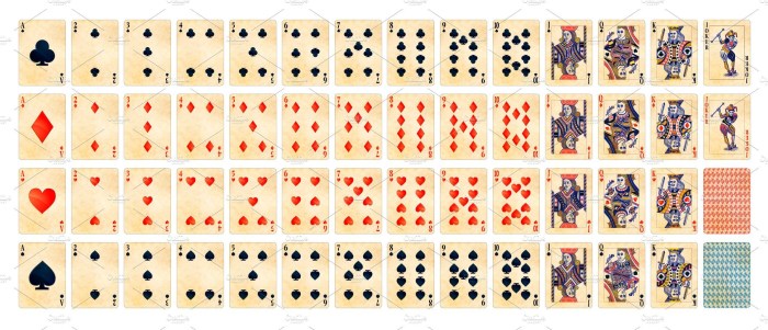 Pornographic playing cards