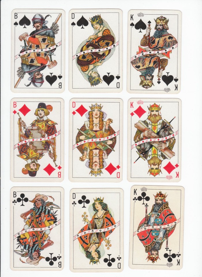 Retro playing cards XXX