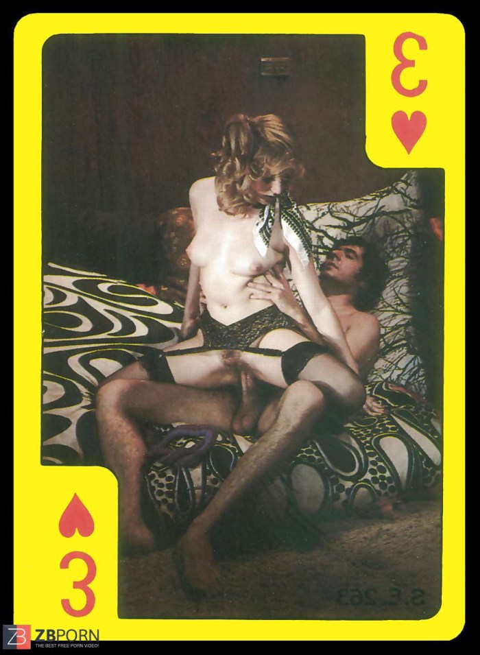 Pornographic playing cards