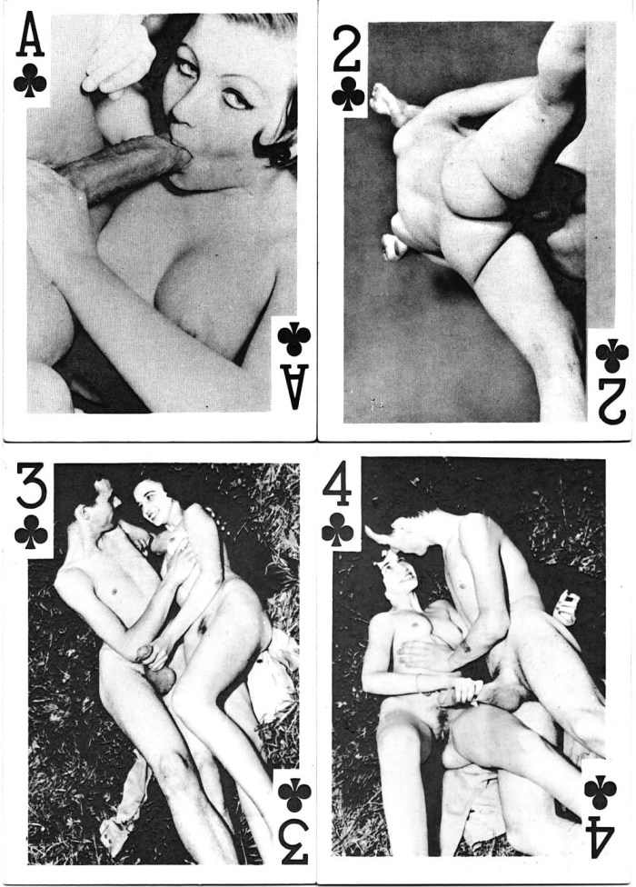 German playing porn cards