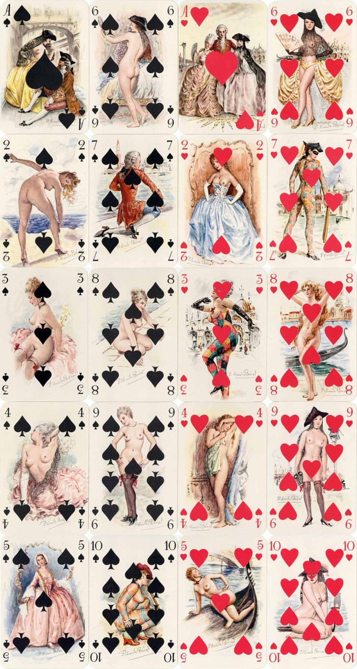 Retro Erotic playing cards