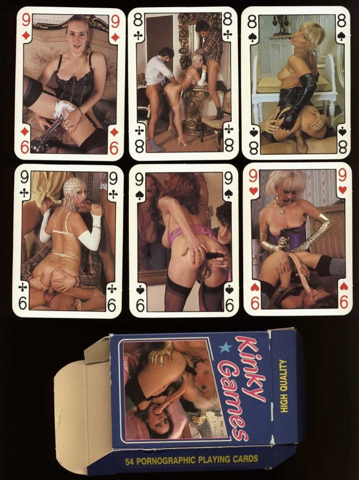 Retro Erotic playing cards