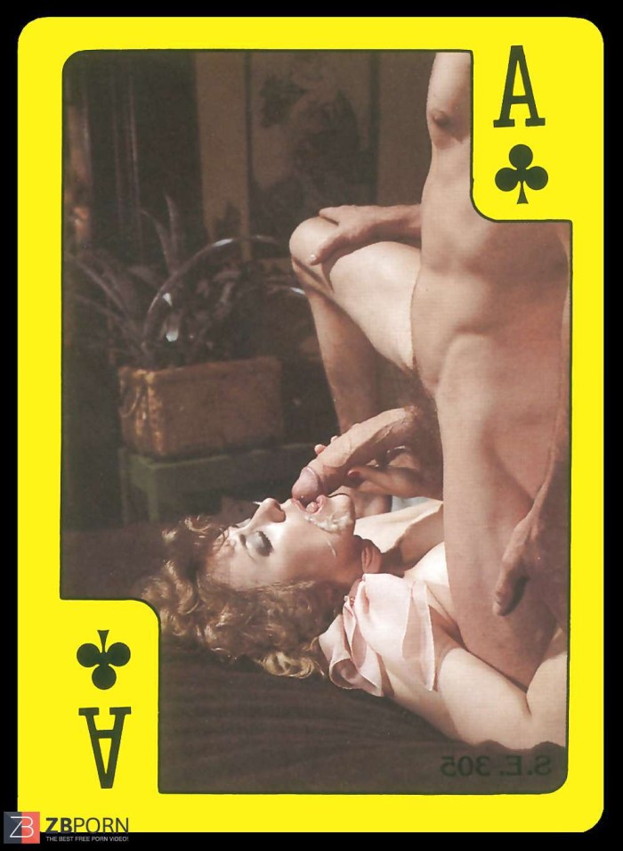 Erotic cards from the Playing Carts with Wet Pussies deck