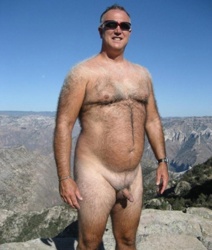 Fat naked old men