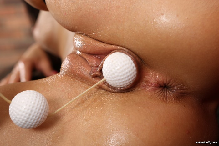 Ping-pong ball in vagina