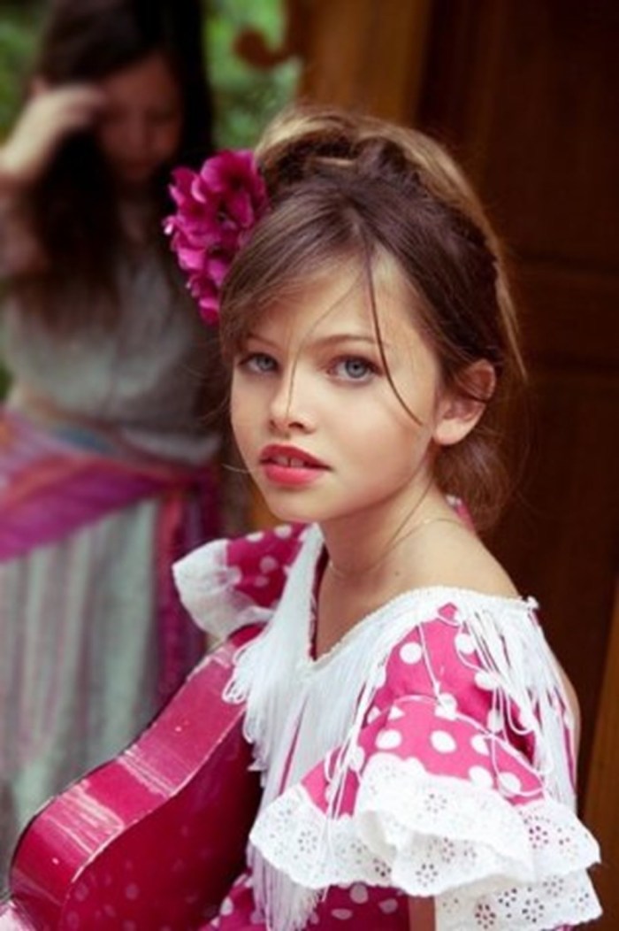 The young model of the princess