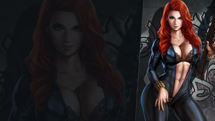 Natasha Romanoff Black Widow Naked