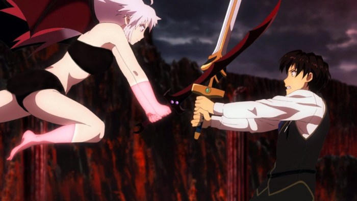 Anime enemies fall in love