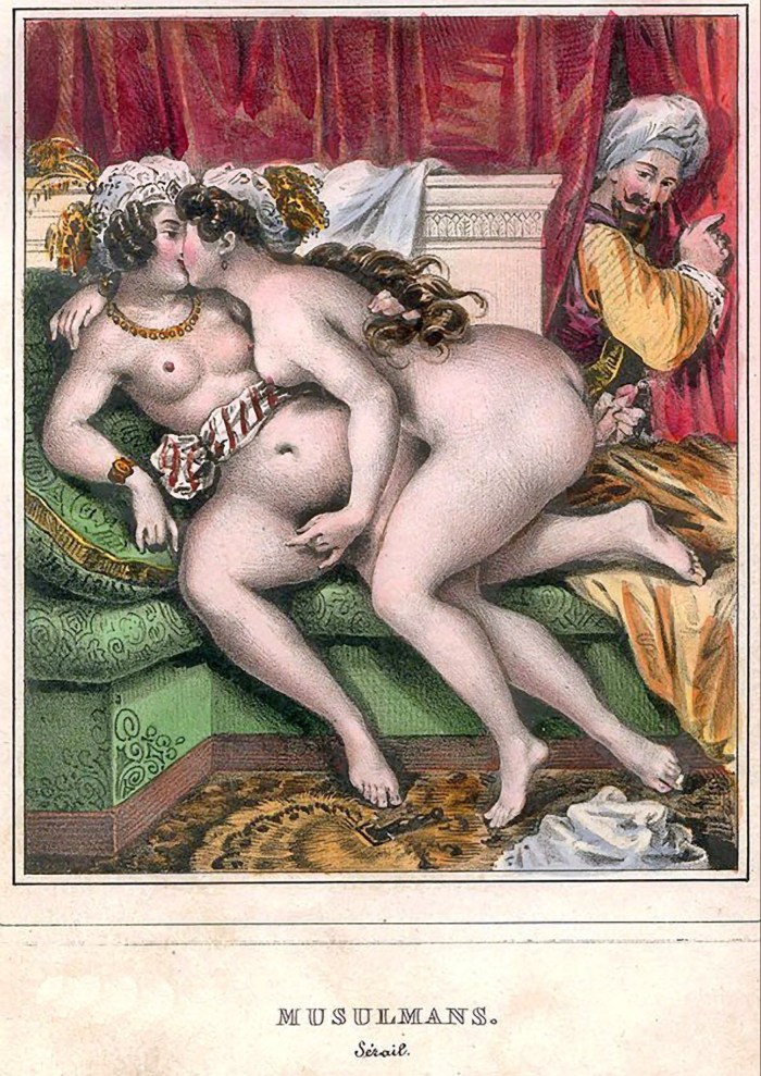 Middle Ages pornographic painting