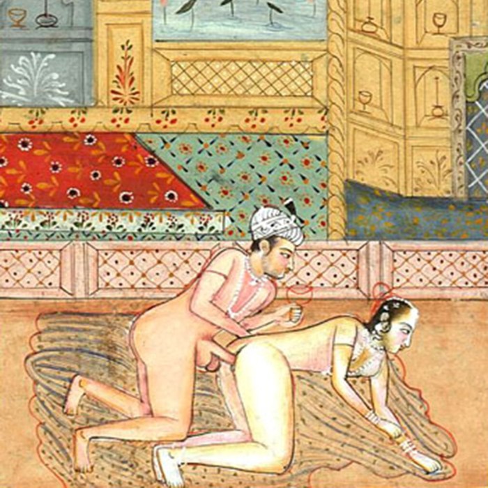 Ancient pornographic painting
