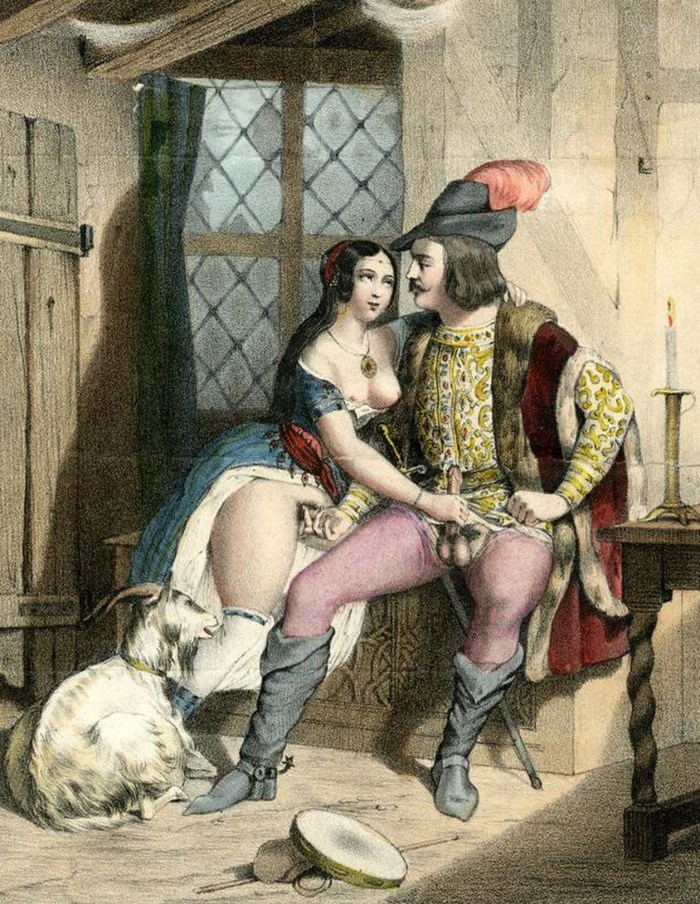 Erotic painting of India