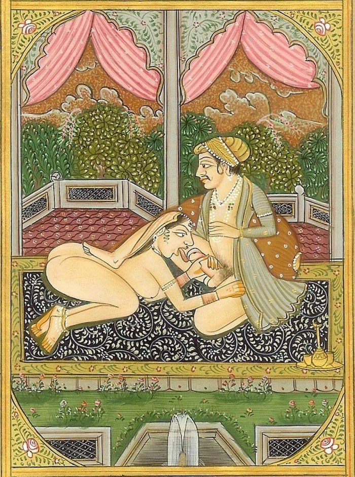 Miniatures of naked women