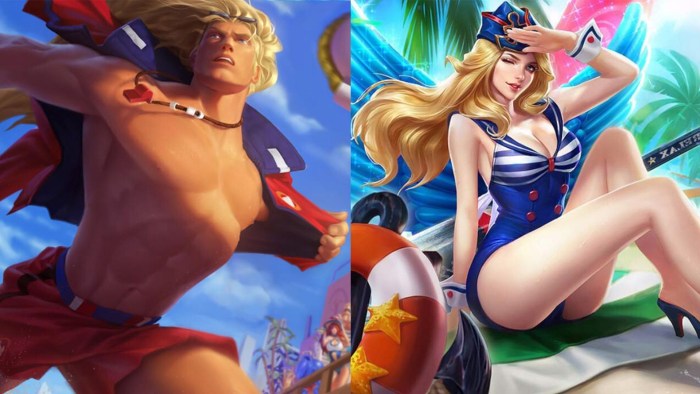 Naked characters mobile legends