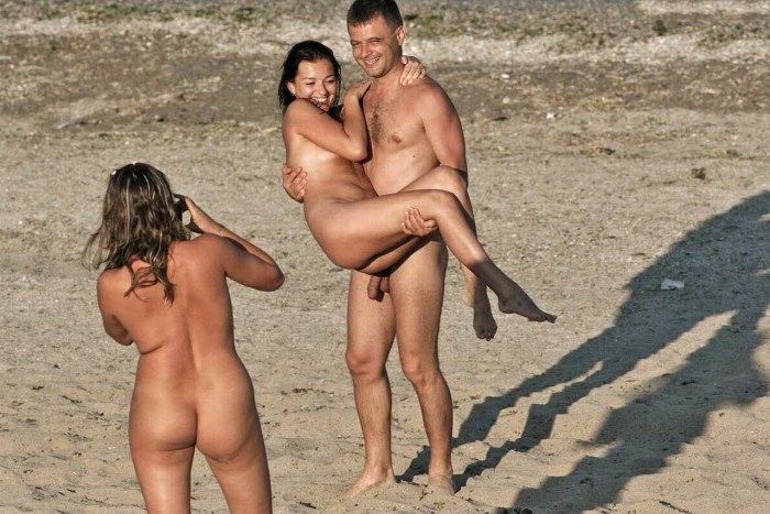 Pussies on a nudist beach