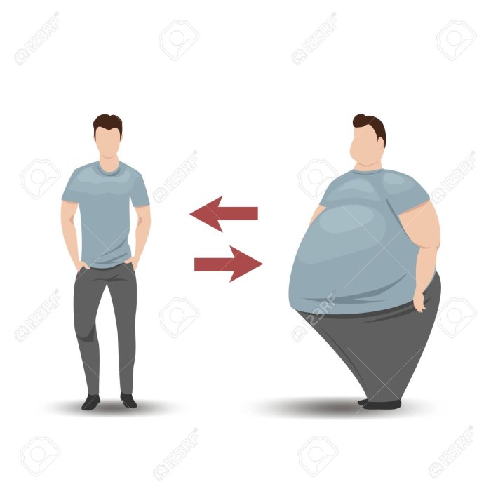 Obesity of the caricature