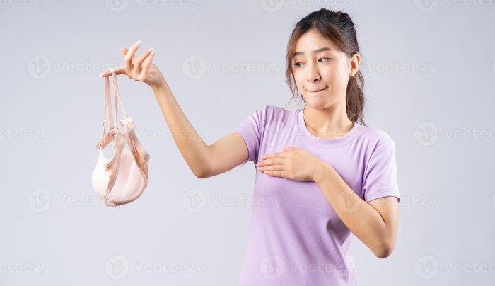 Ladies demonstrate underwear