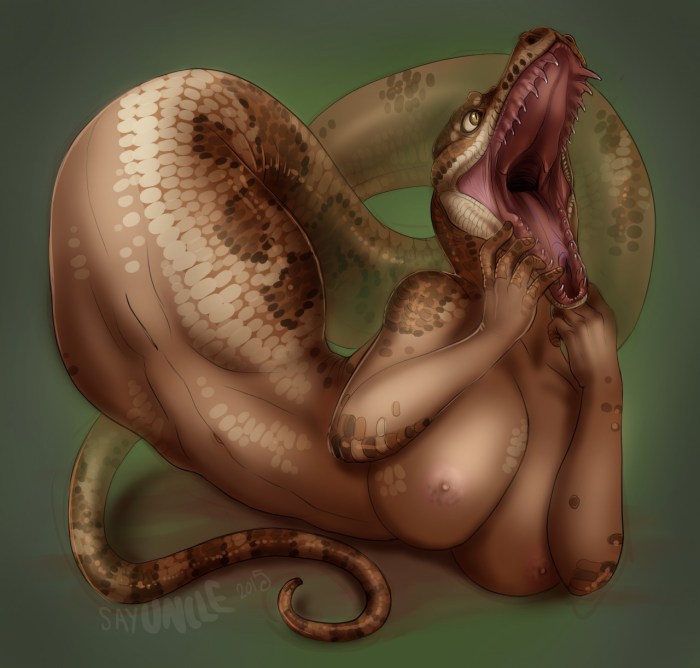Furry snake girl hentai