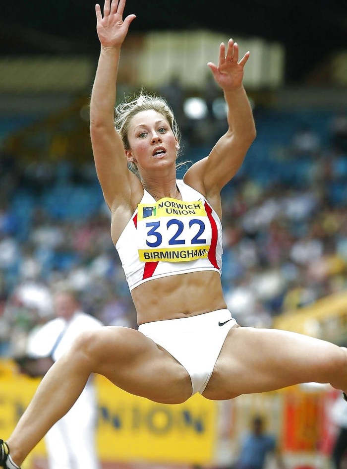 Beautiful athletes in panties