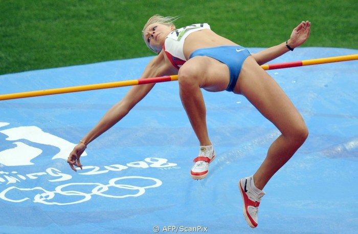Athletes without costumes
