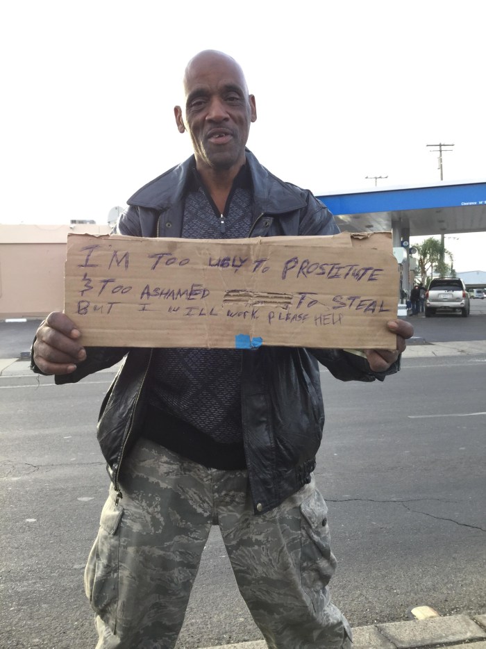 The beggar is rich