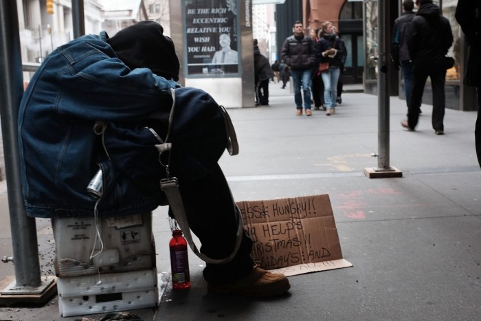 In Canada, a homeless musician