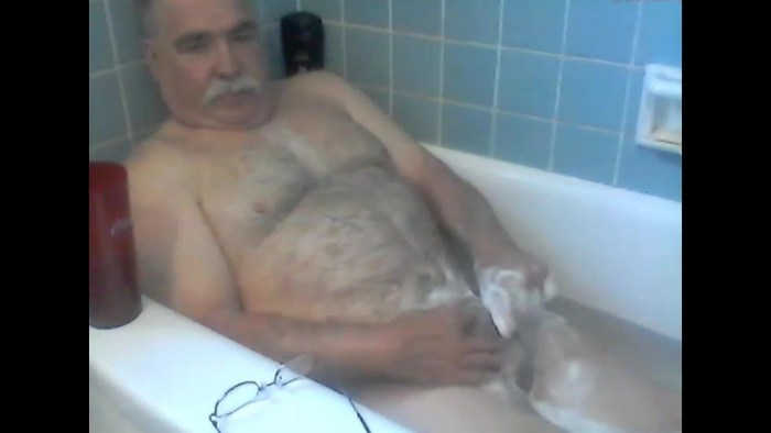 Fuck in the bathroom with grandfather