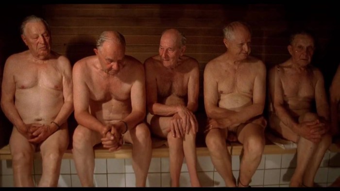 Naked men and women in the soul