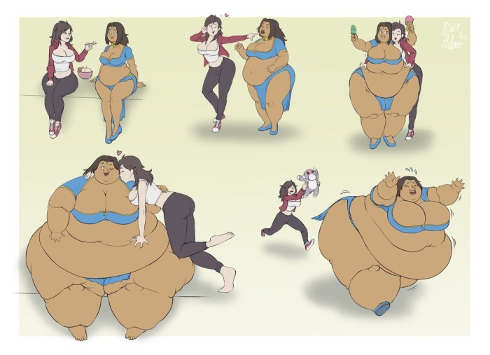 Obesity transformation art