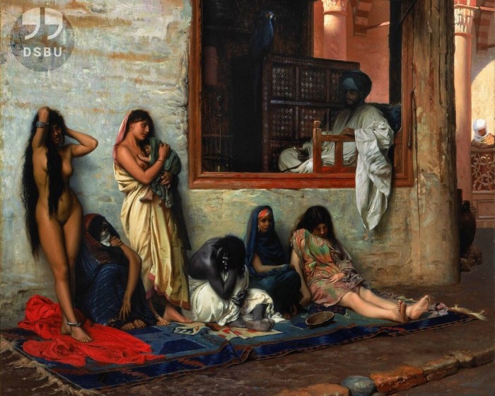 Jean Leon Jerome of slave