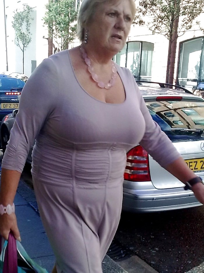 Old women in bras