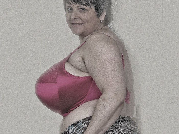 Mature busty blonde