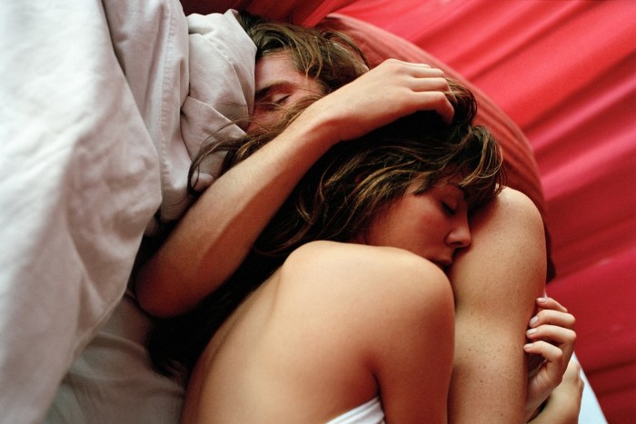 Sleep in the arms of a beloved man