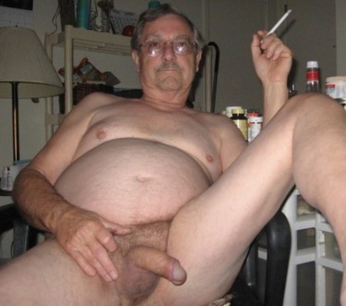 Man and woman naked are standing