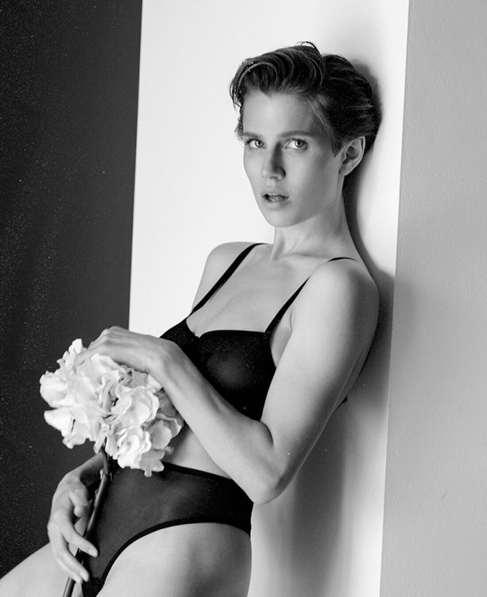 Daria Melnikova in underwear