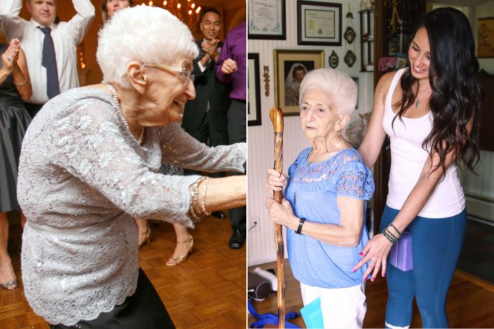 The hunched grandmother