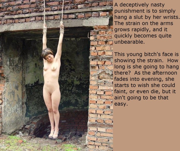 BDSM Hanging legs