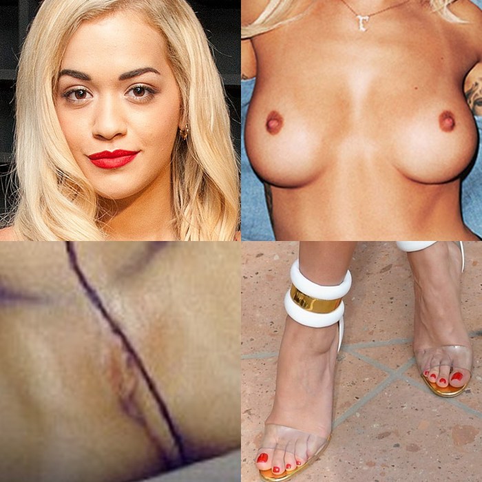 Erotic photo shoot of Rita Ora
