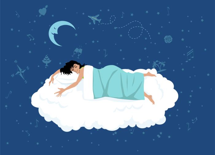 Cartoon sleep