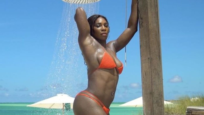 Serena Williams without underwear