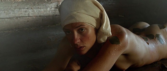 And the dawns here are quiet 2015 scene in the bathhouse of the actress