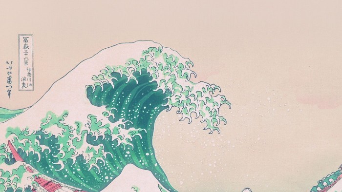 Hokusai Big Wave in Canagava